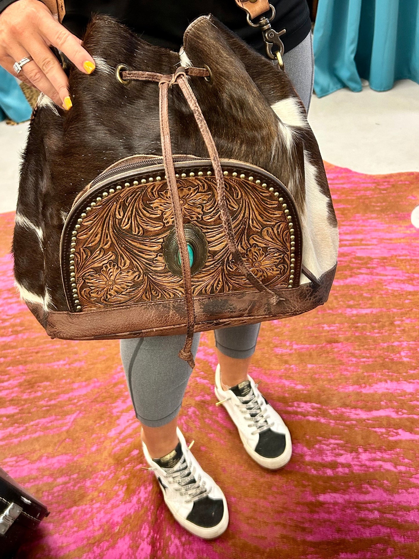 The Turquoise Gypsy Bucket Bag