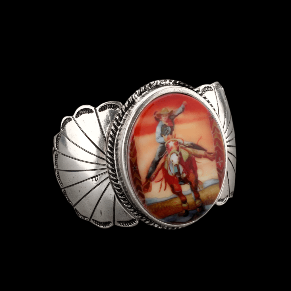 Ain't No Buckle Bunny Stretch Cuff Bracelet