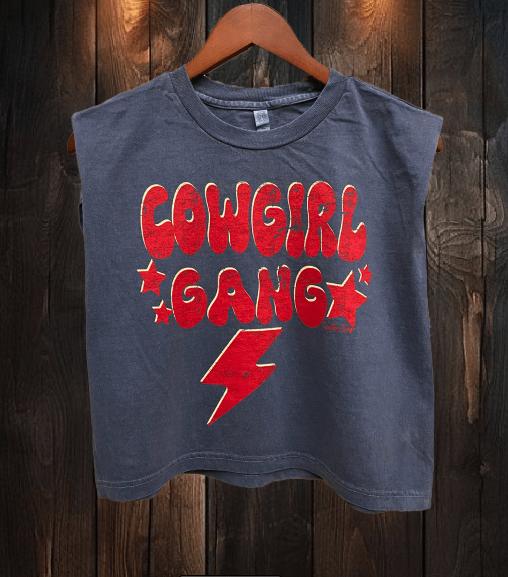 Cowgirl Gang Muscle Crop Top
