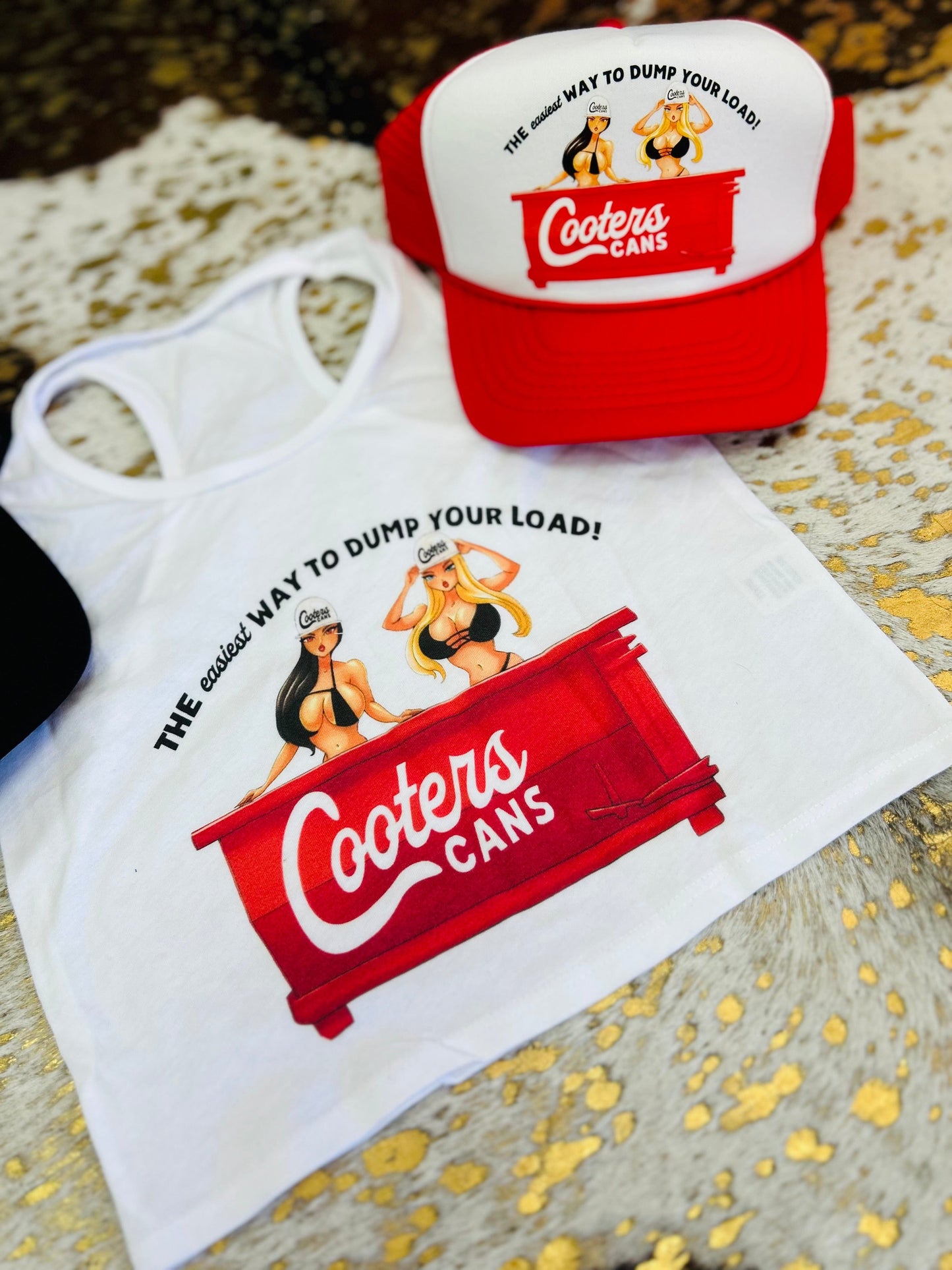 Cooters Cans Crop Tank Top