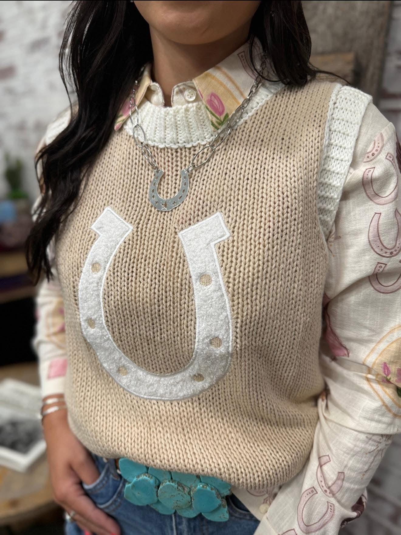 Saddle Up Sweater Vest