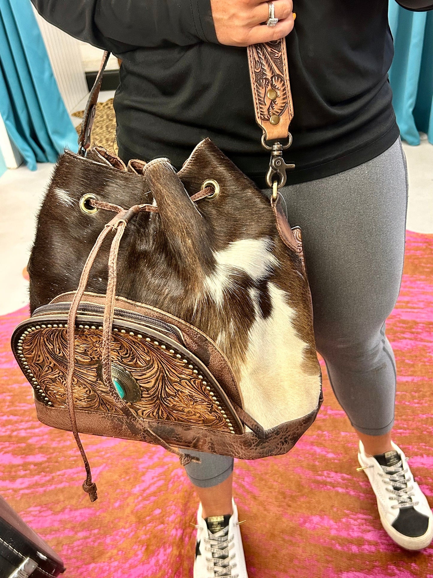 The Turquoise Gypsy Bucket Bag