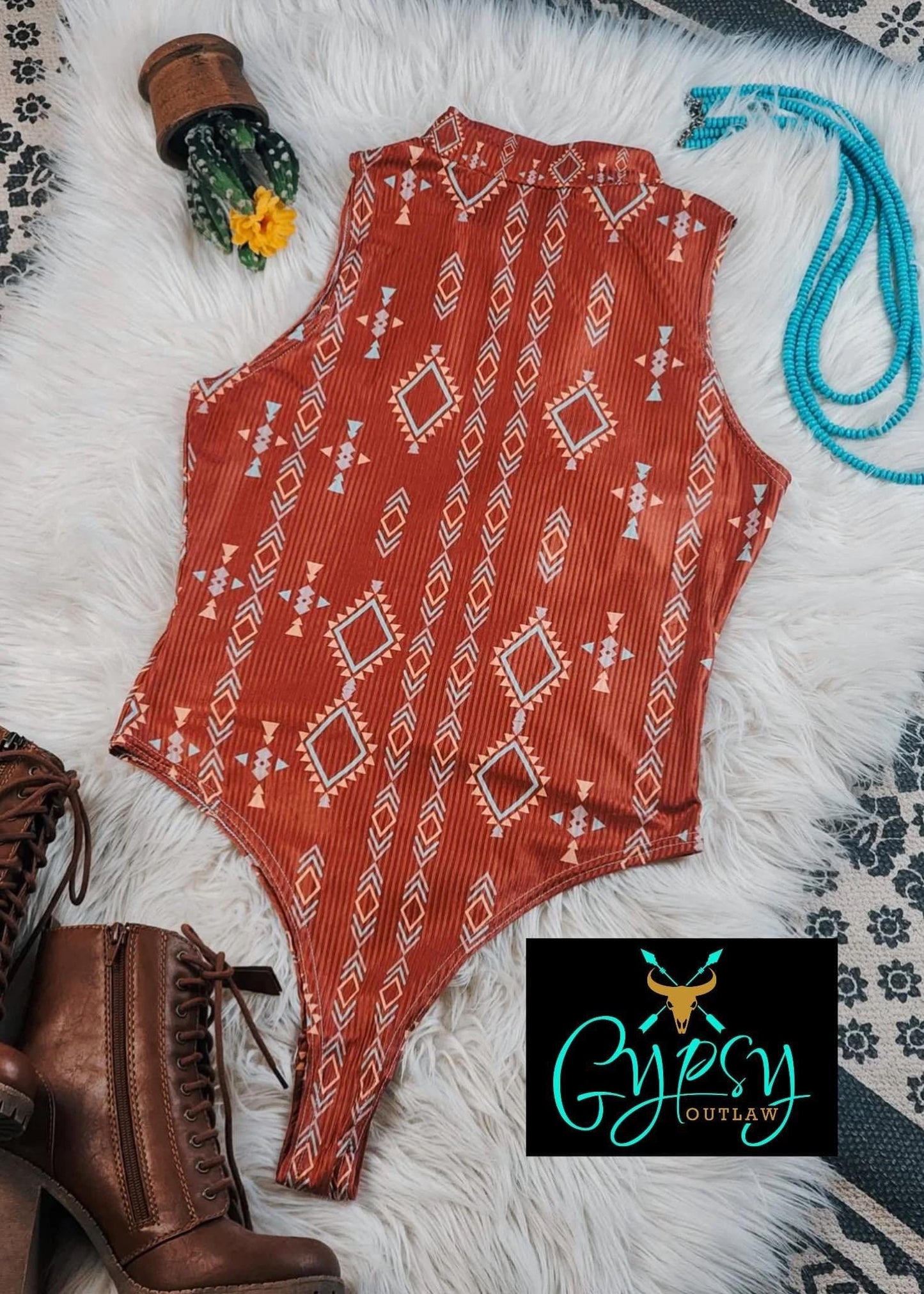 The Outlaw Aztec Bodysuit