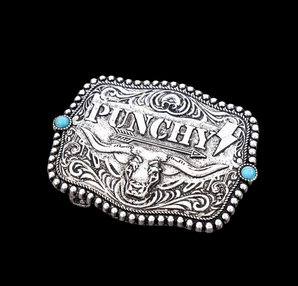 Punchy Western Belt Buckle