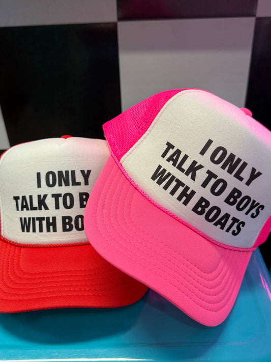 Boys With Boats Trucker Hat
