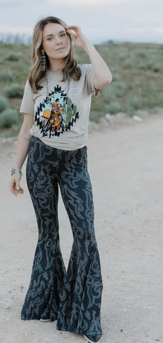 Western Roundup Bell Bottoms