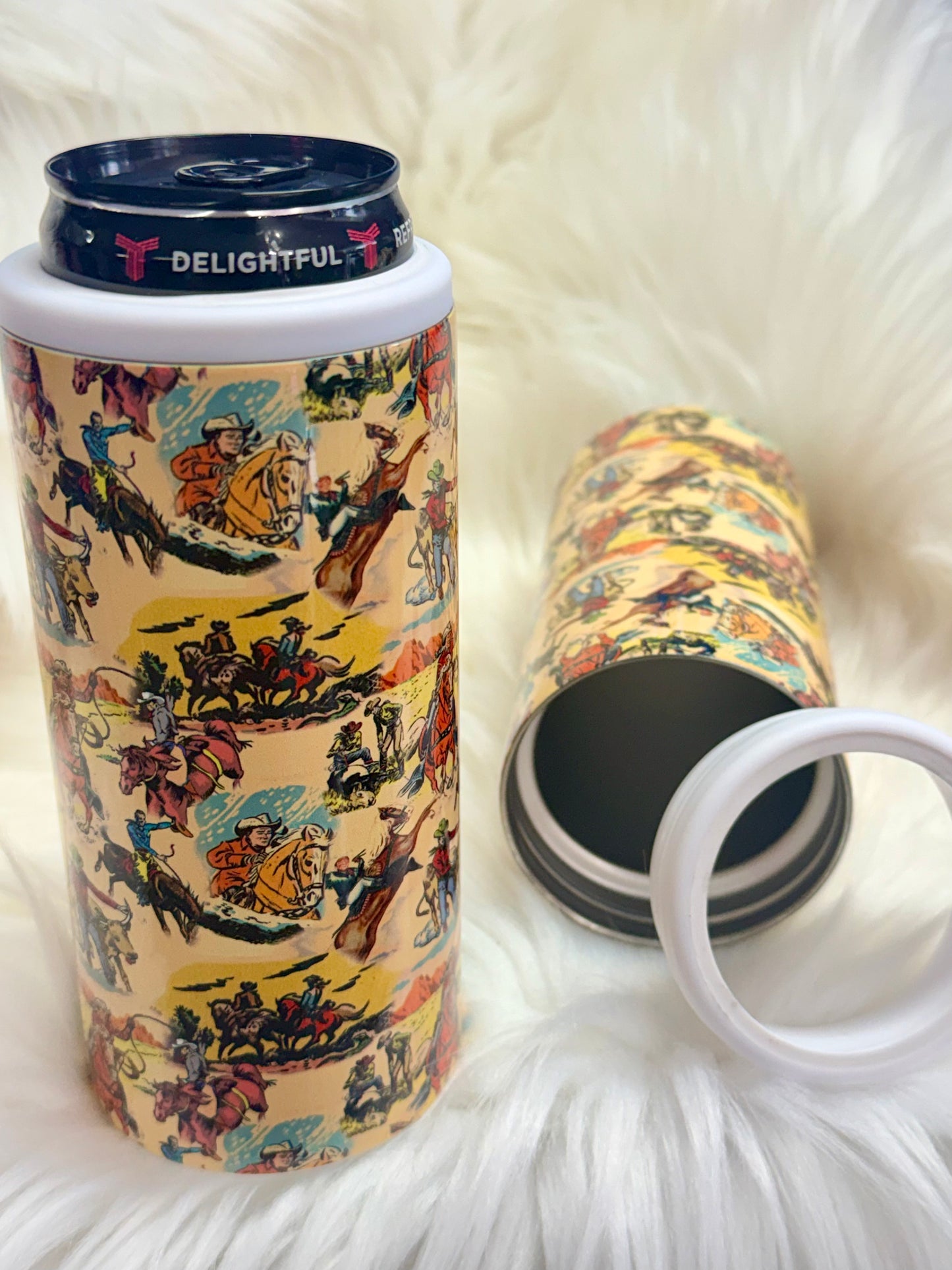 Vintage Rodeo Slim Can Coozie