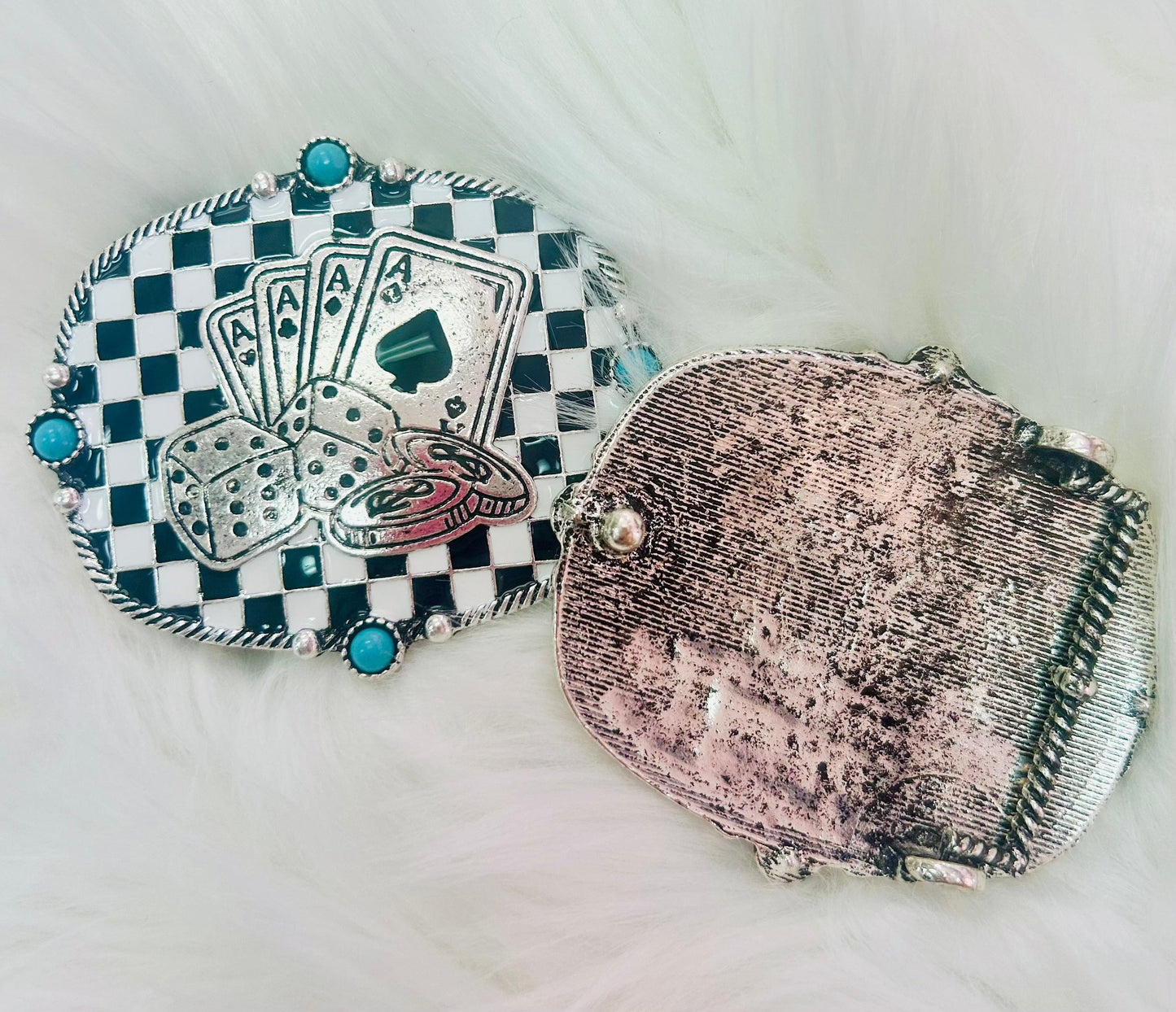 The Gambler Belt Buckle