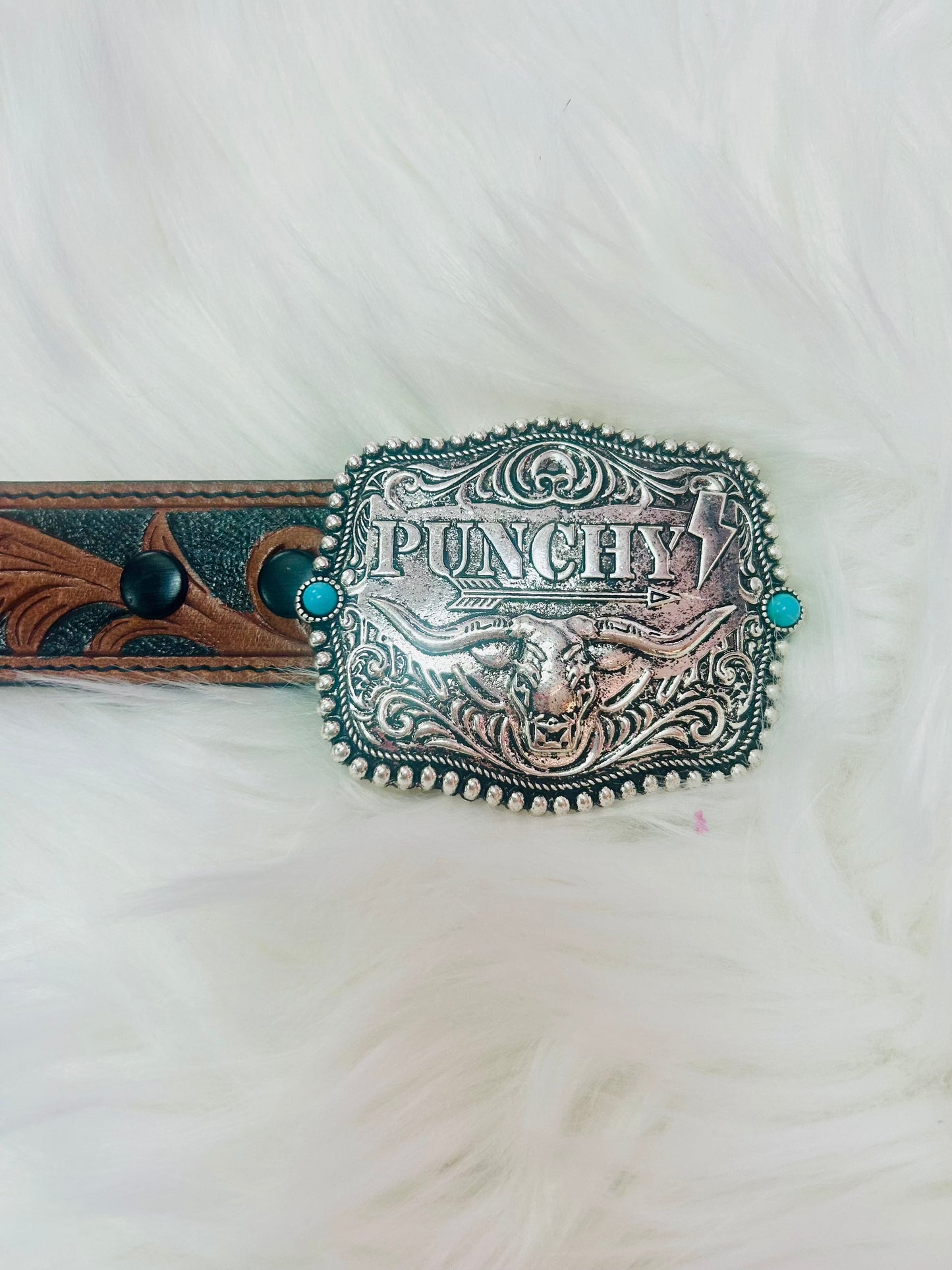 Punchy Western Belt Buckle