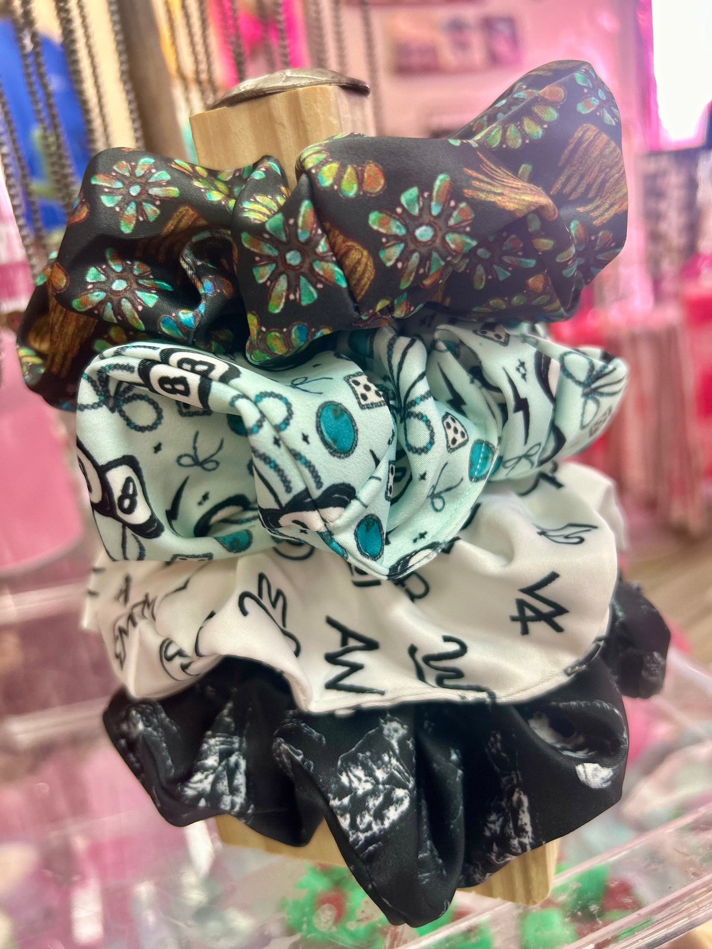 Punchy Hair Scrunchies