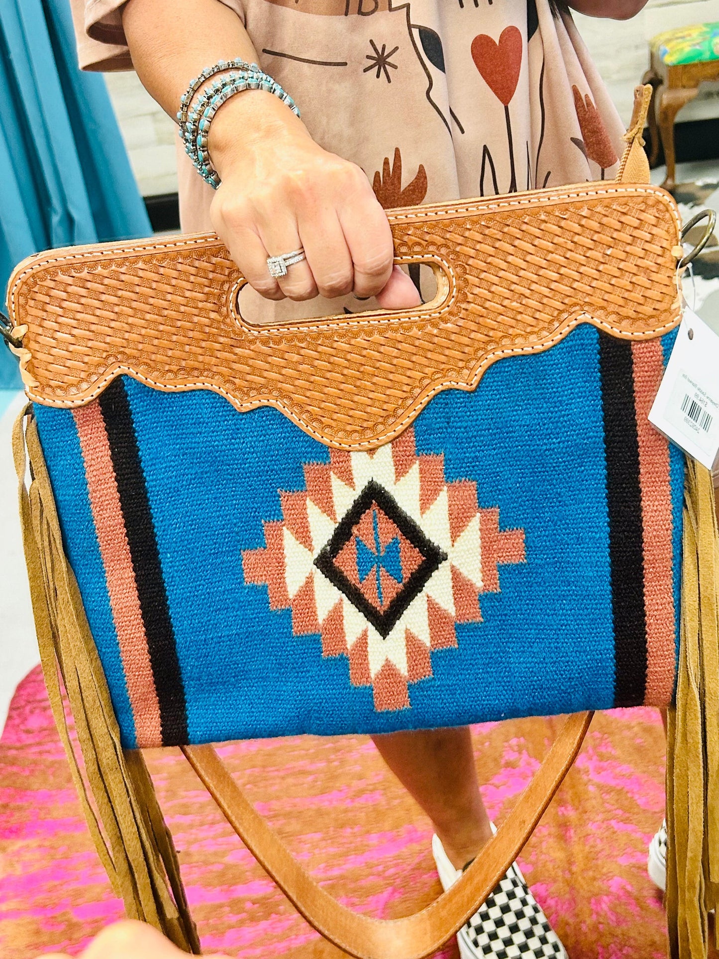 The Cheyanne Saddle Blanket Bag