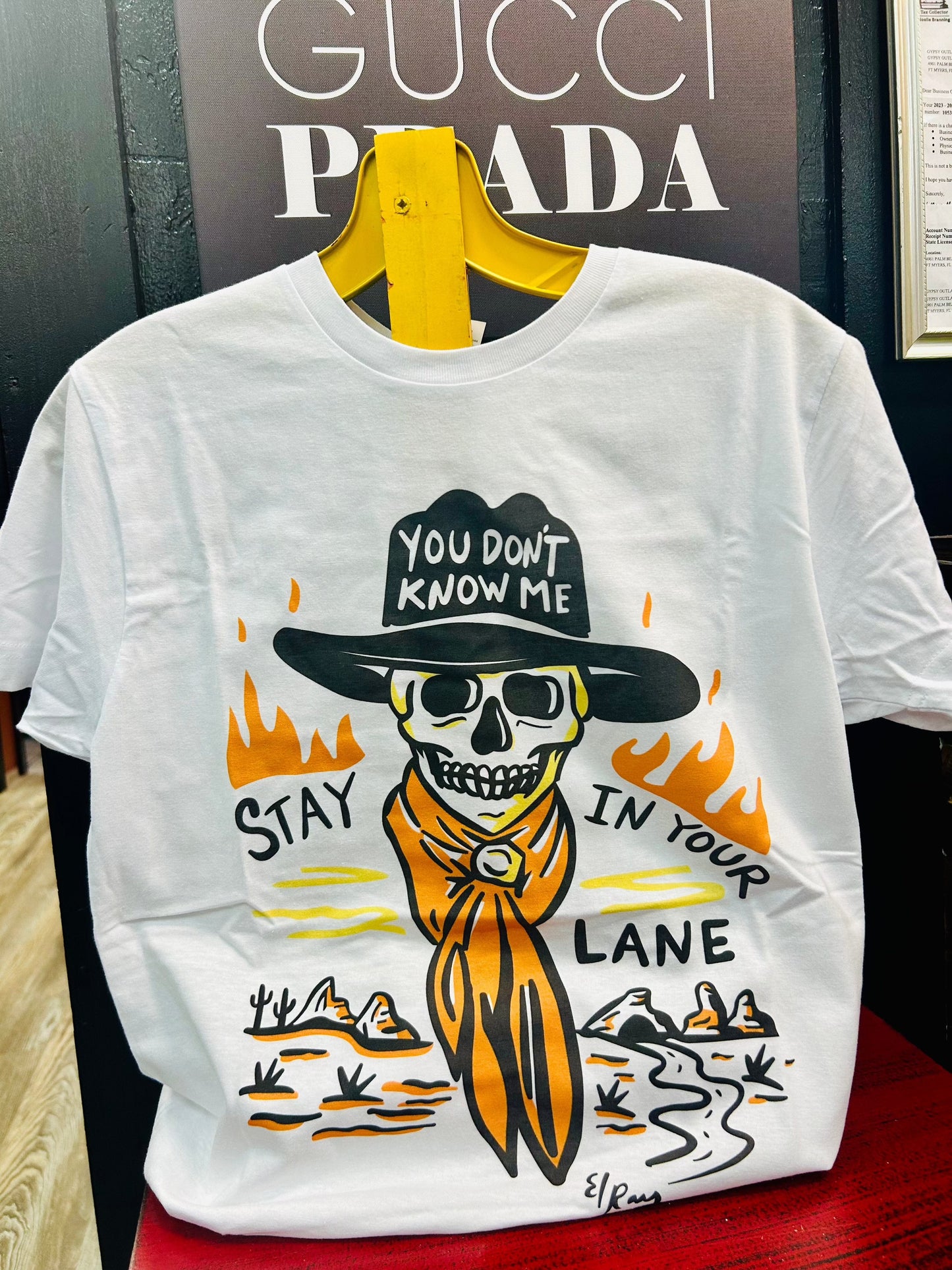Stay In Your Lane Graphic Tee