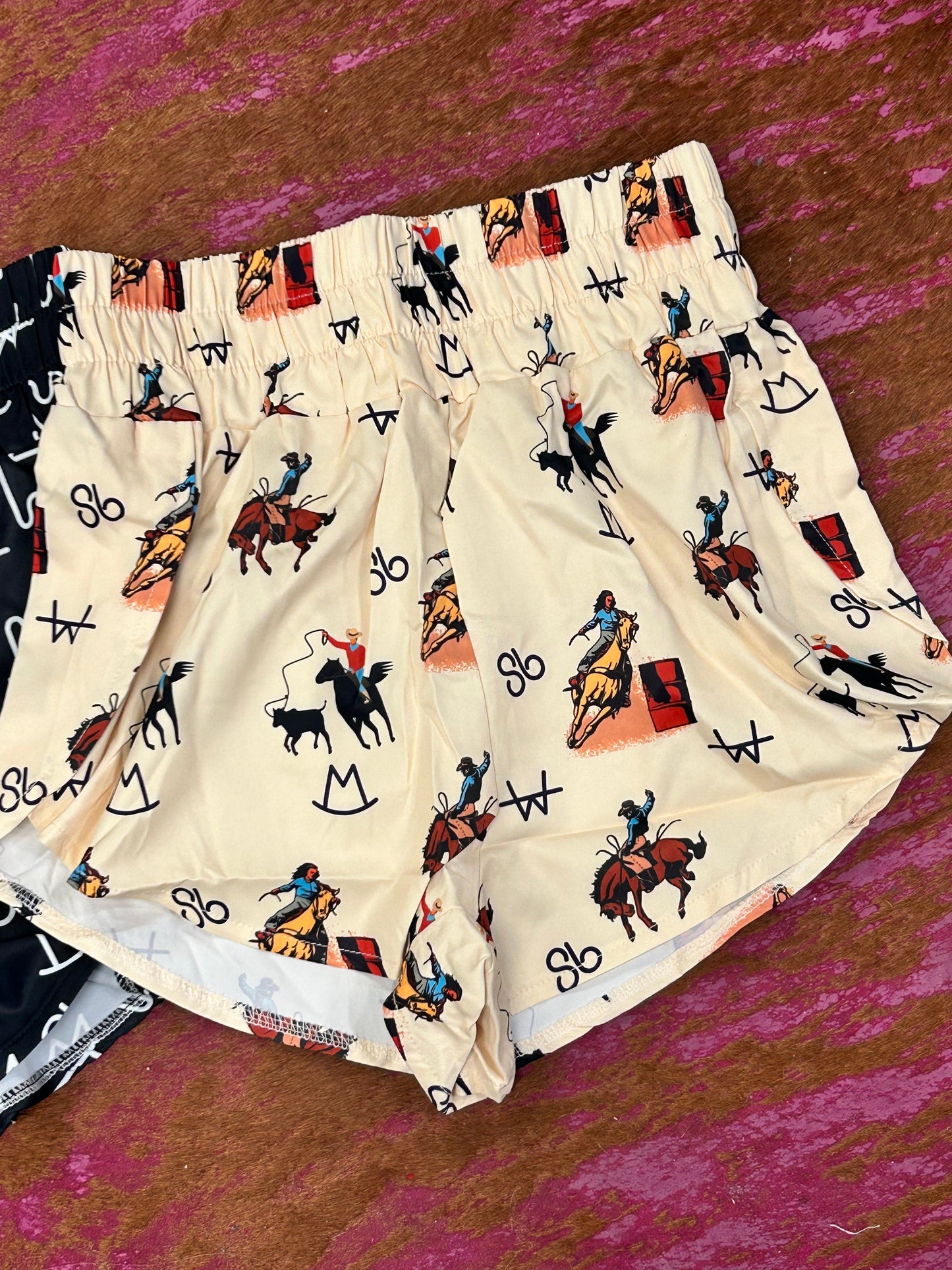 The Buckin' Branded Punchy Running Shorts