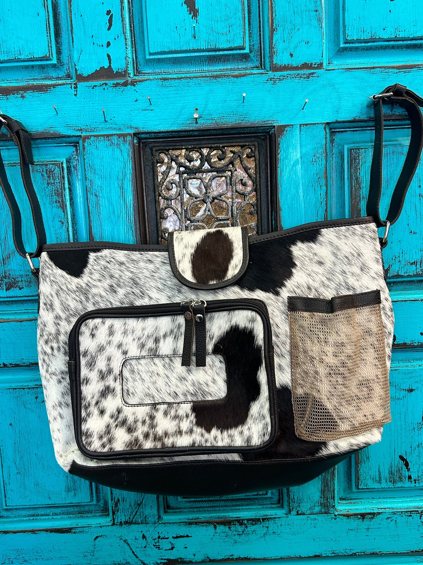 Hair on Hide Baby Stroller Organizer