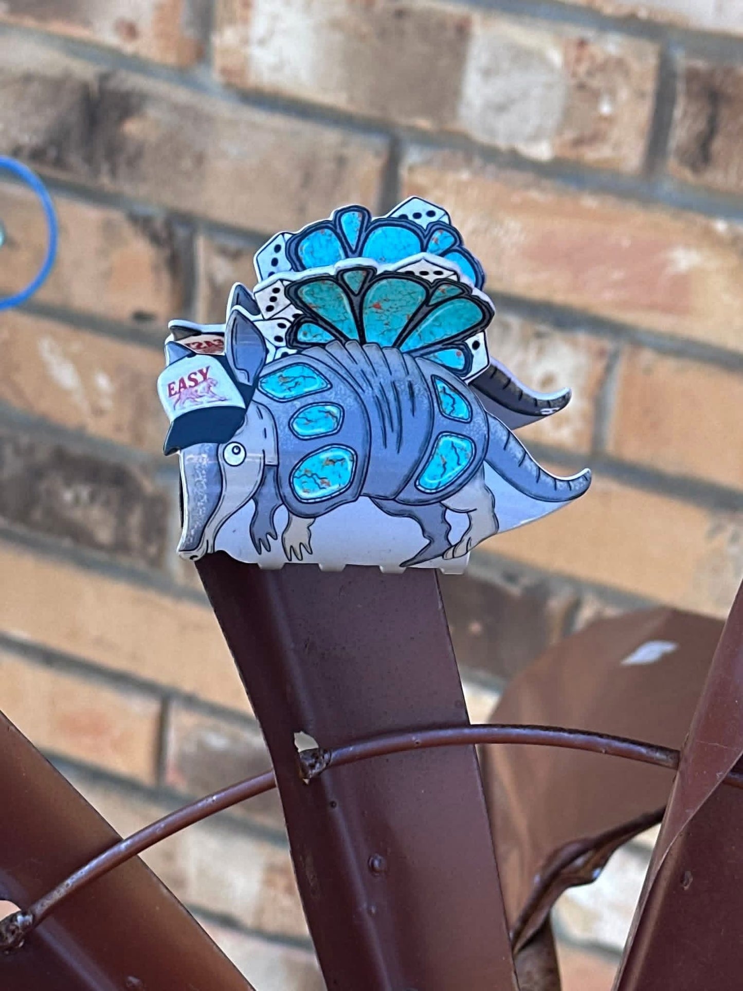 Outlaw Armadillo Hair Clip