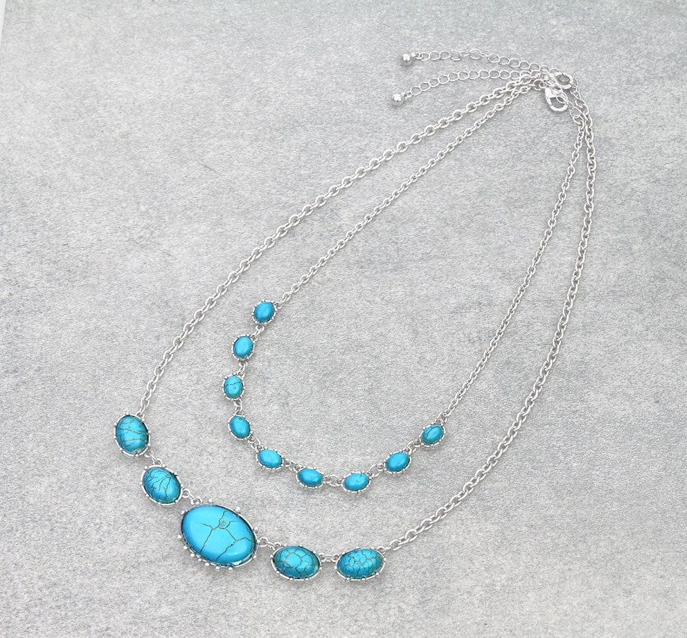 Cowgirl Couture Oval Layered Necklace