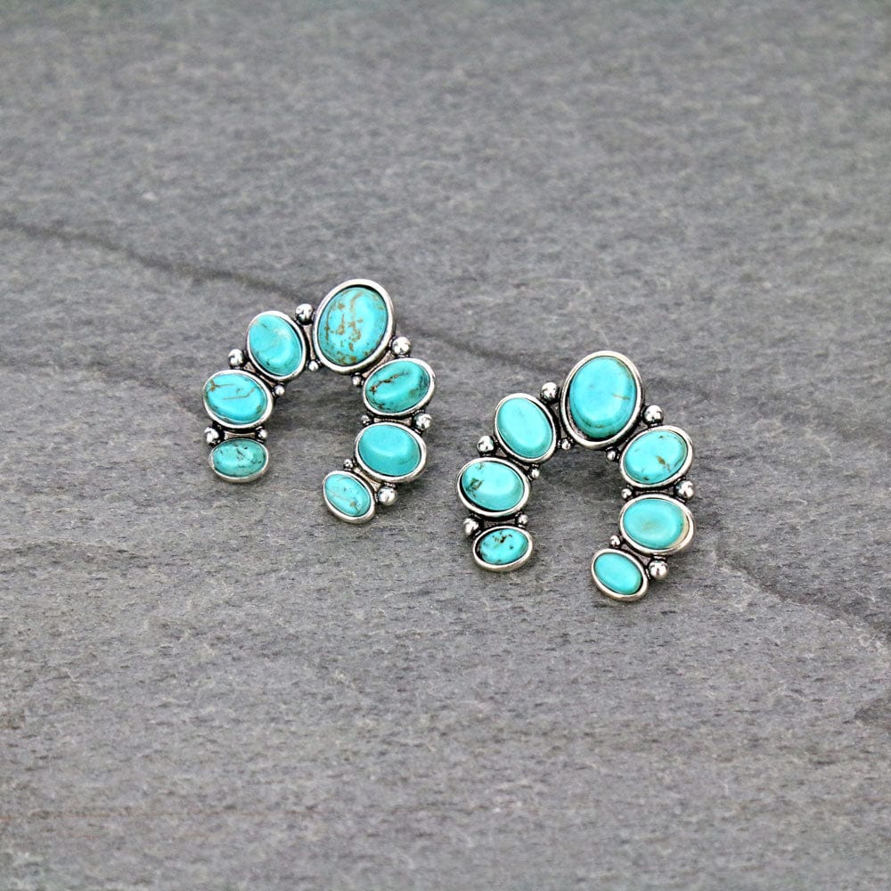 Squash Blossom Stud Earrings