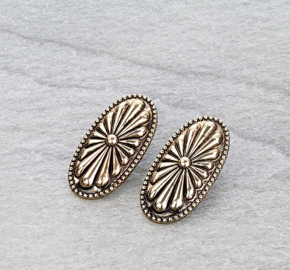 The Silverado Concho Earrings