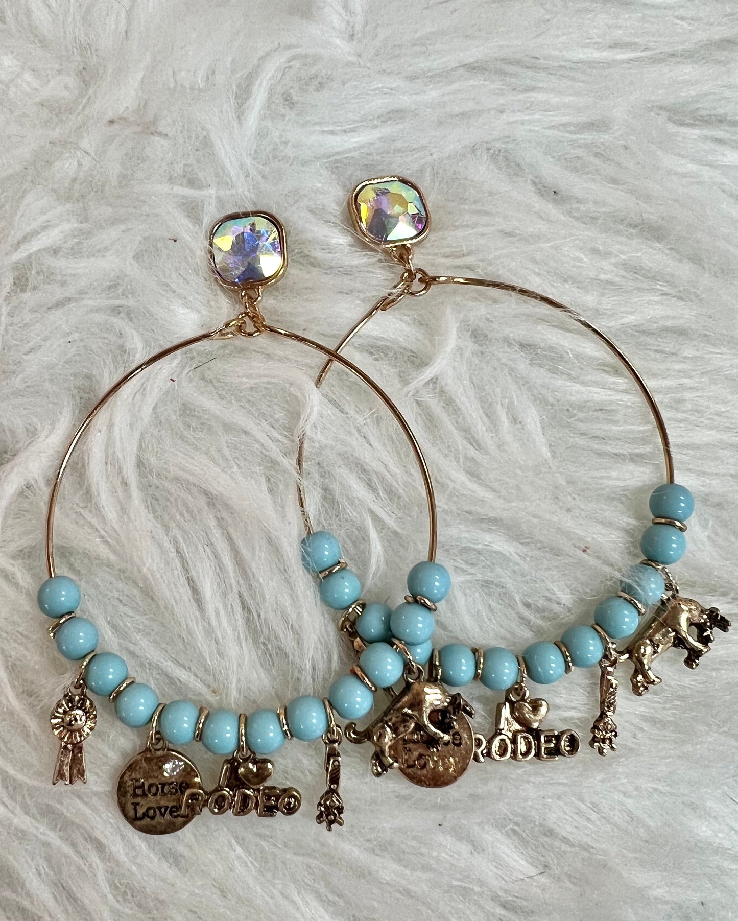 Western Charm Hoop Earrings