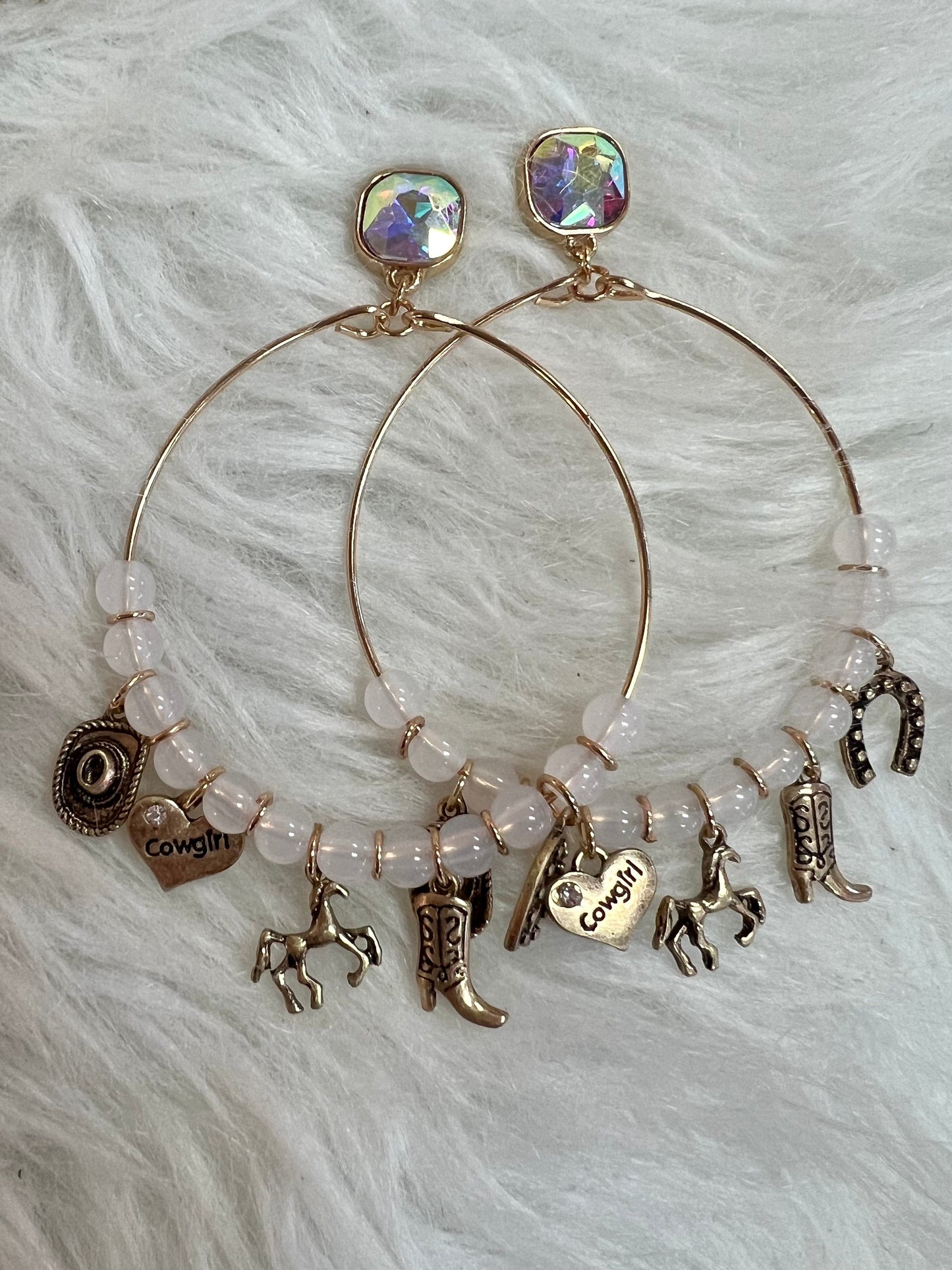 Western Charm Hoop Earrings