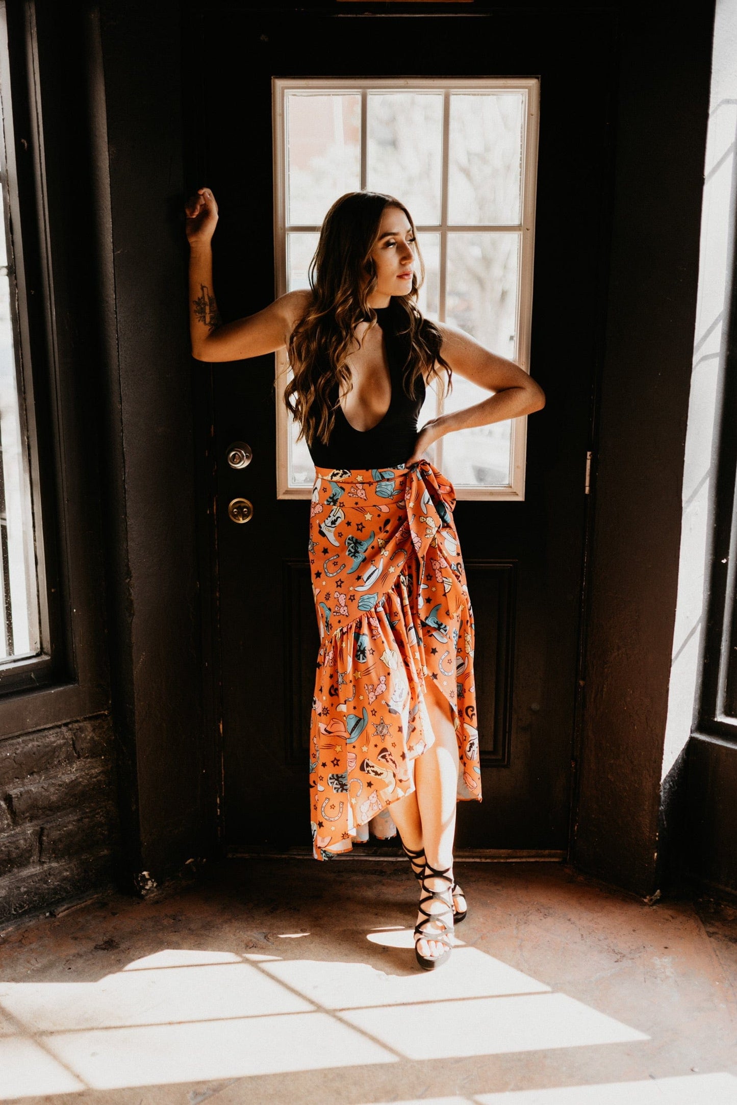 The Western Couture Wrap Skirt