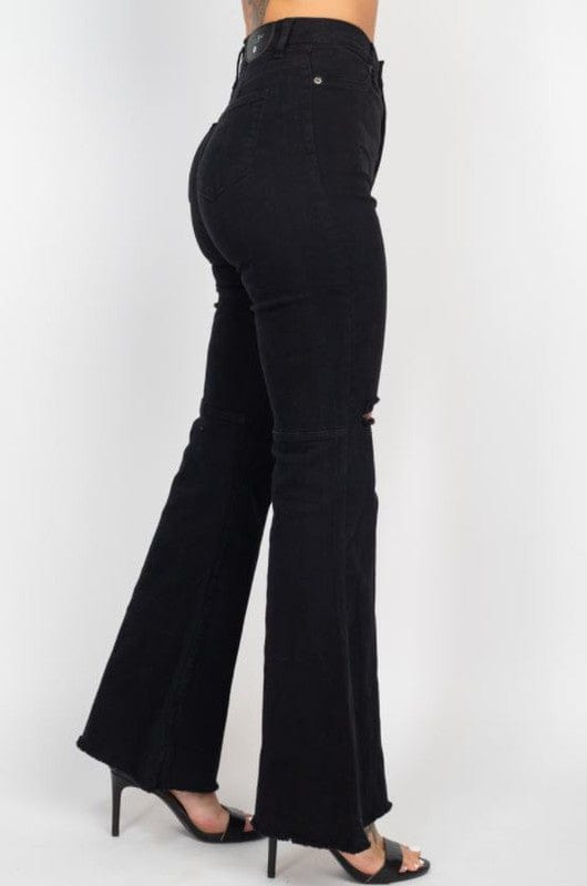 Light Black Distressed Bells