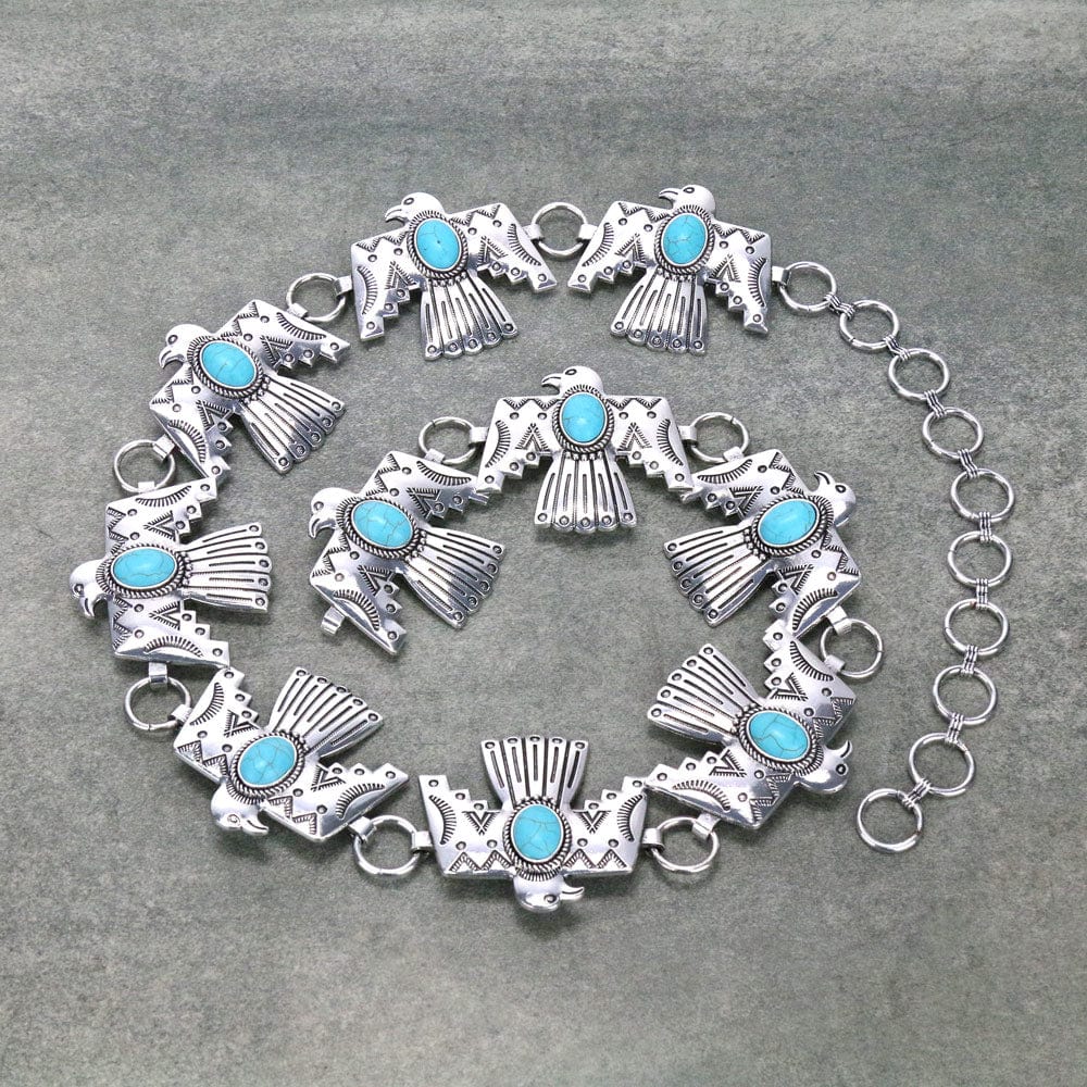 Turquoise Thunderbird Belt