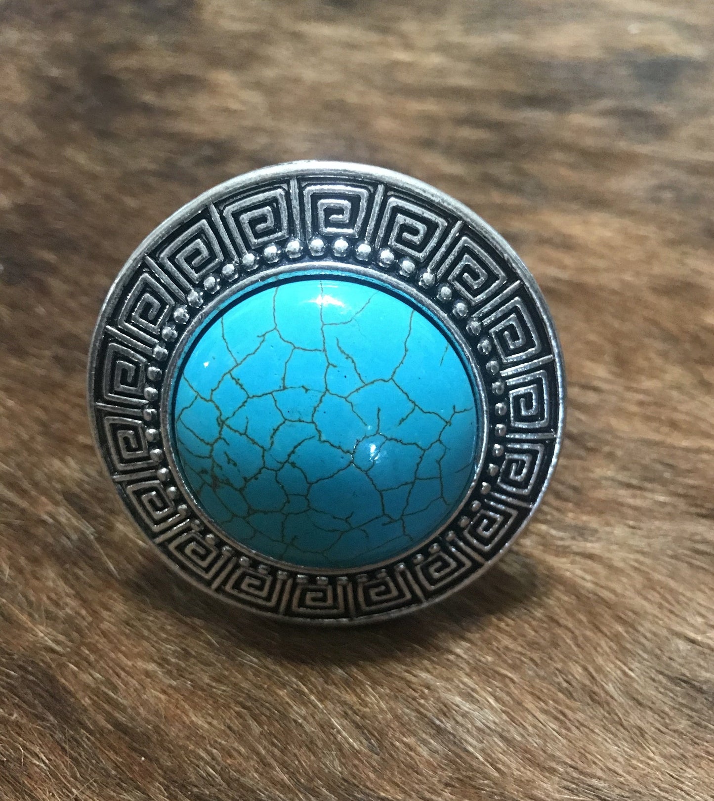 Turquoise Hinged Bangle