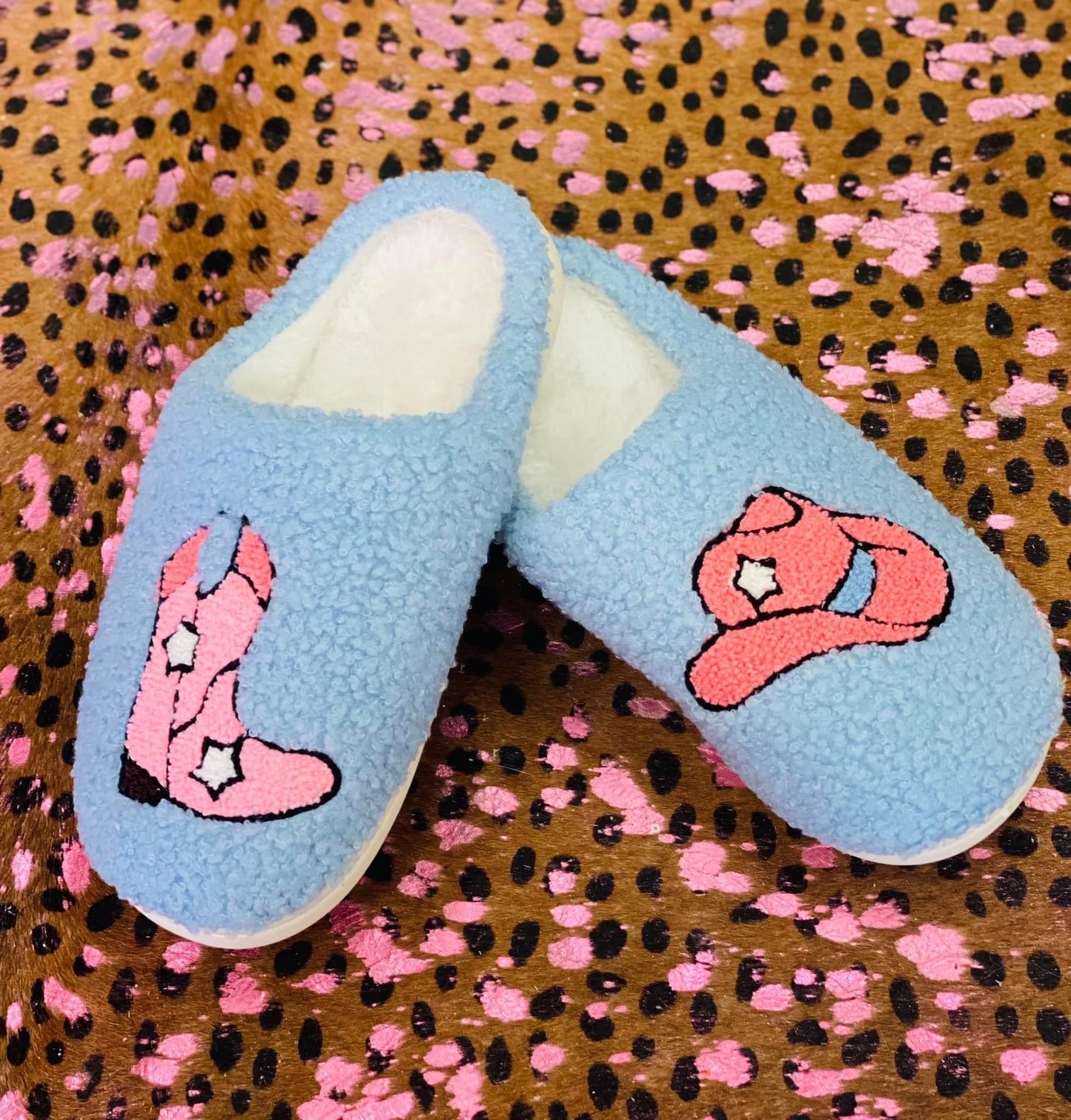 Sleeping Cowgirl Slippers