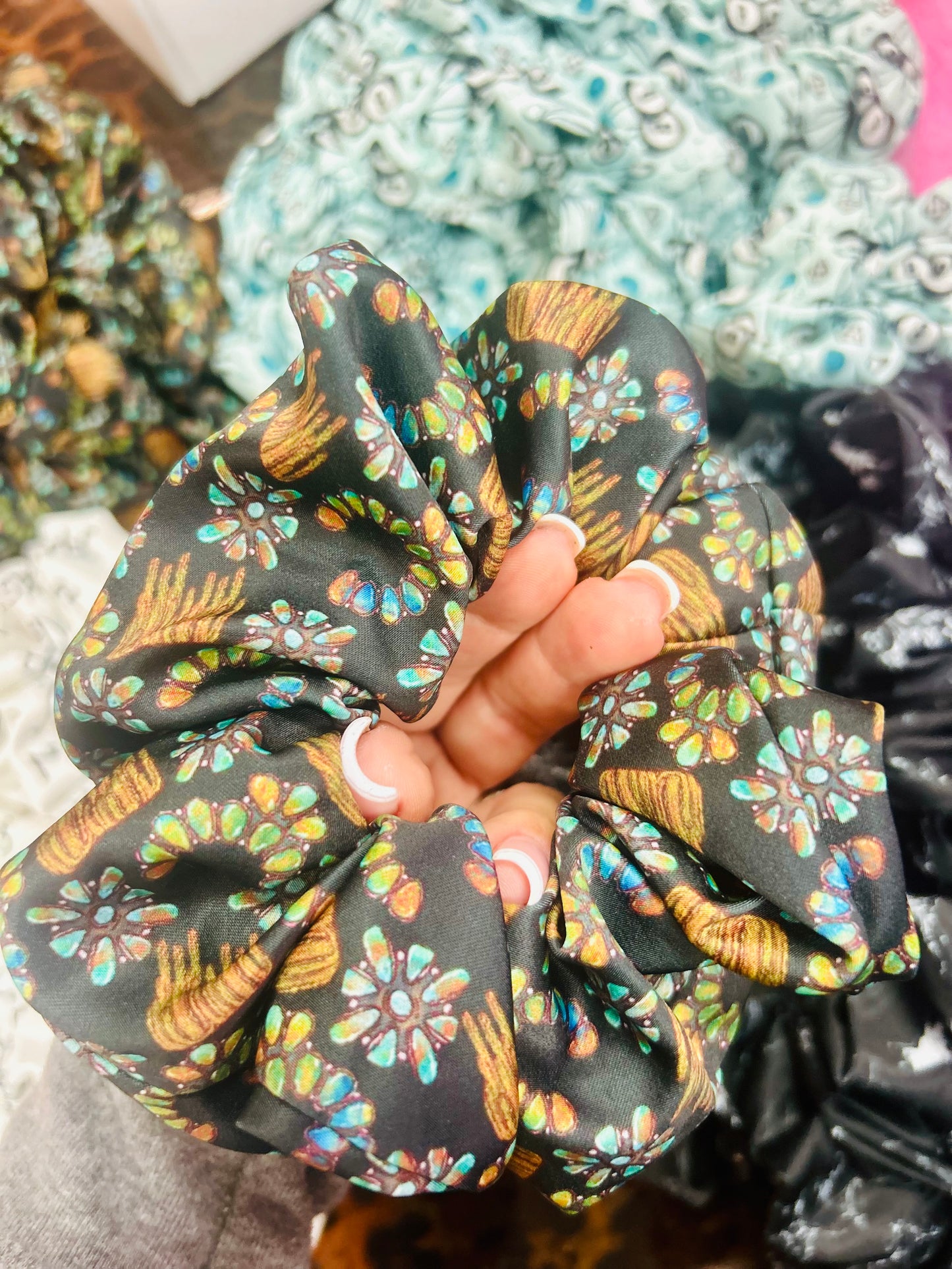 Punchy Hair Scrunchies