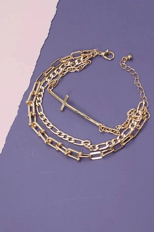 Cross Multi Bracelet Set