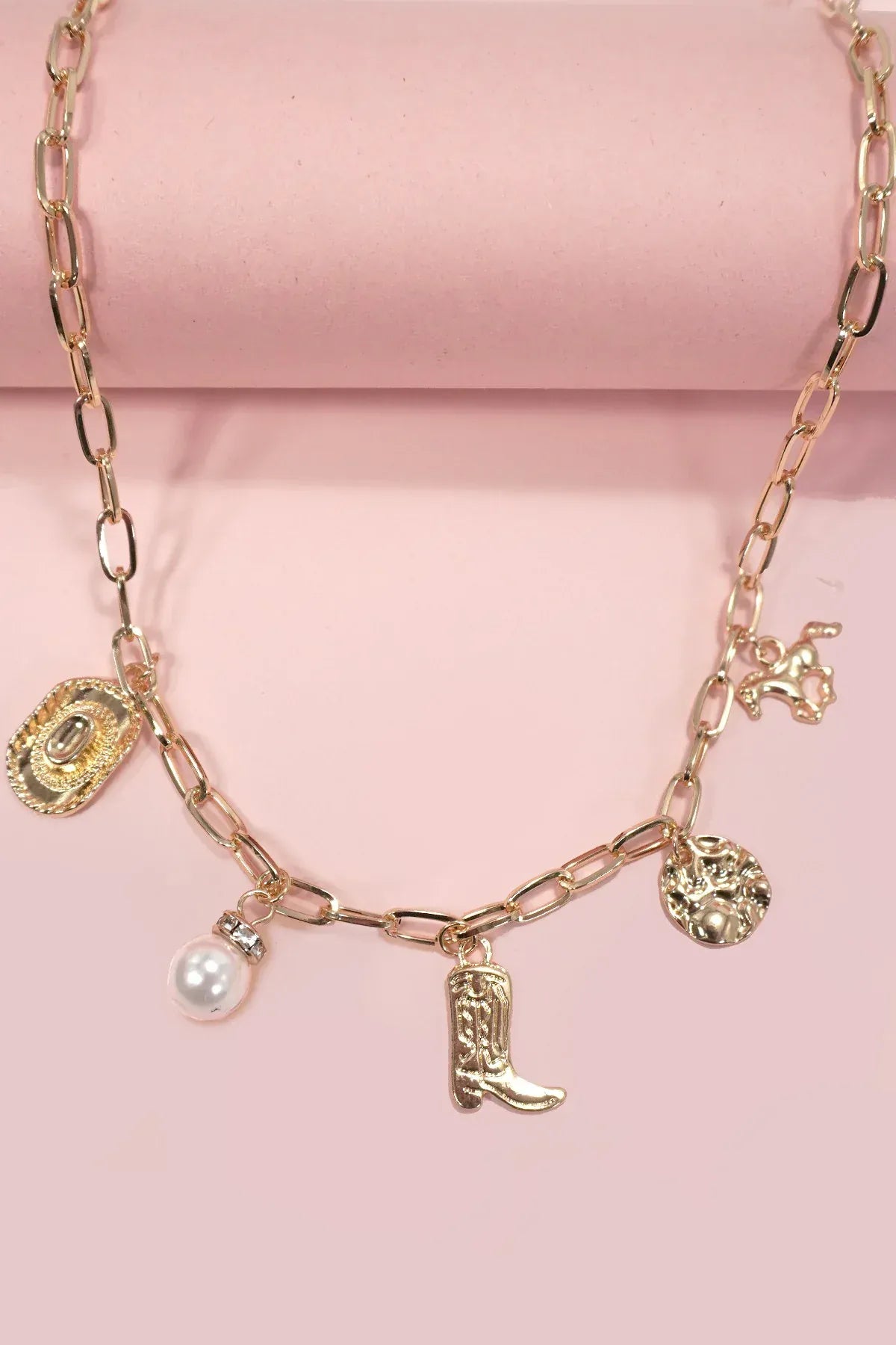 Coastal By Gypsy Outlaw Rodeo Charm Necklace