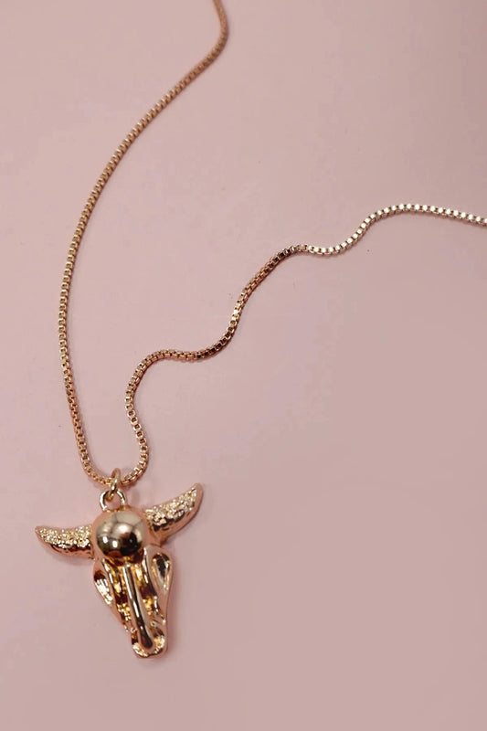 Bull Head Coastal Cowgirl Necklace
