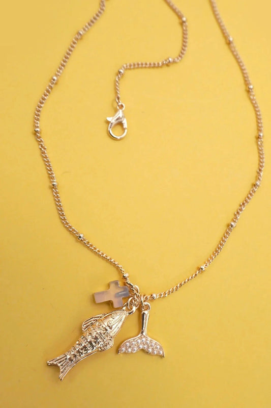 Catch N Tail Charm Necklace