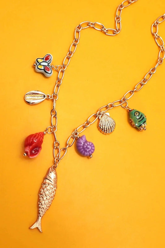 Shoreline Charm Necklace
