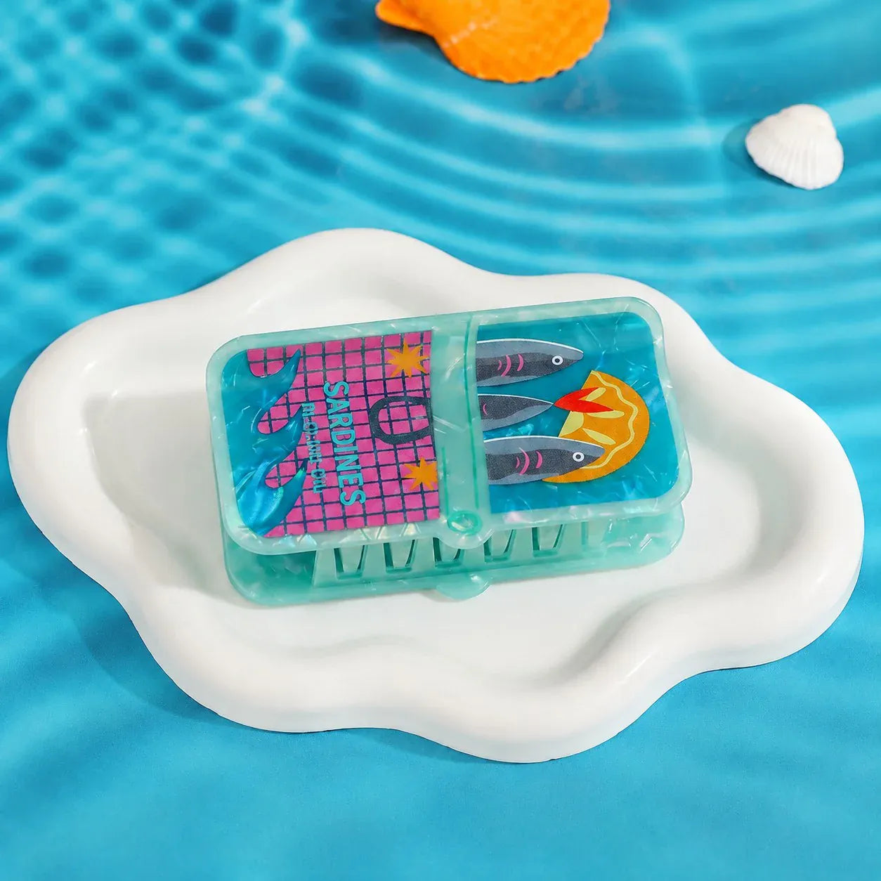 Sardine Tin Claw Clip