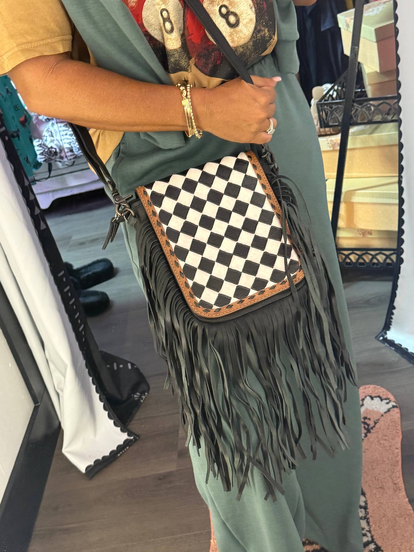 Checkered Fringe With Benefits