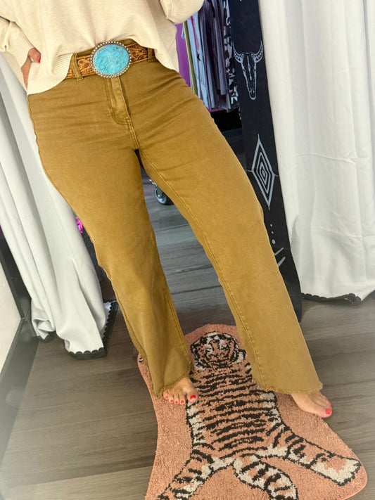 Dusty Trails Cropped Denim