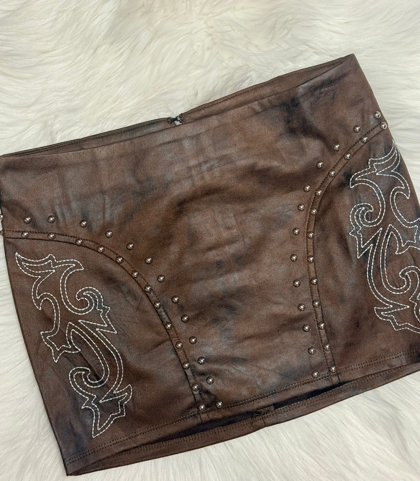 Boot Stitch Studded Mini