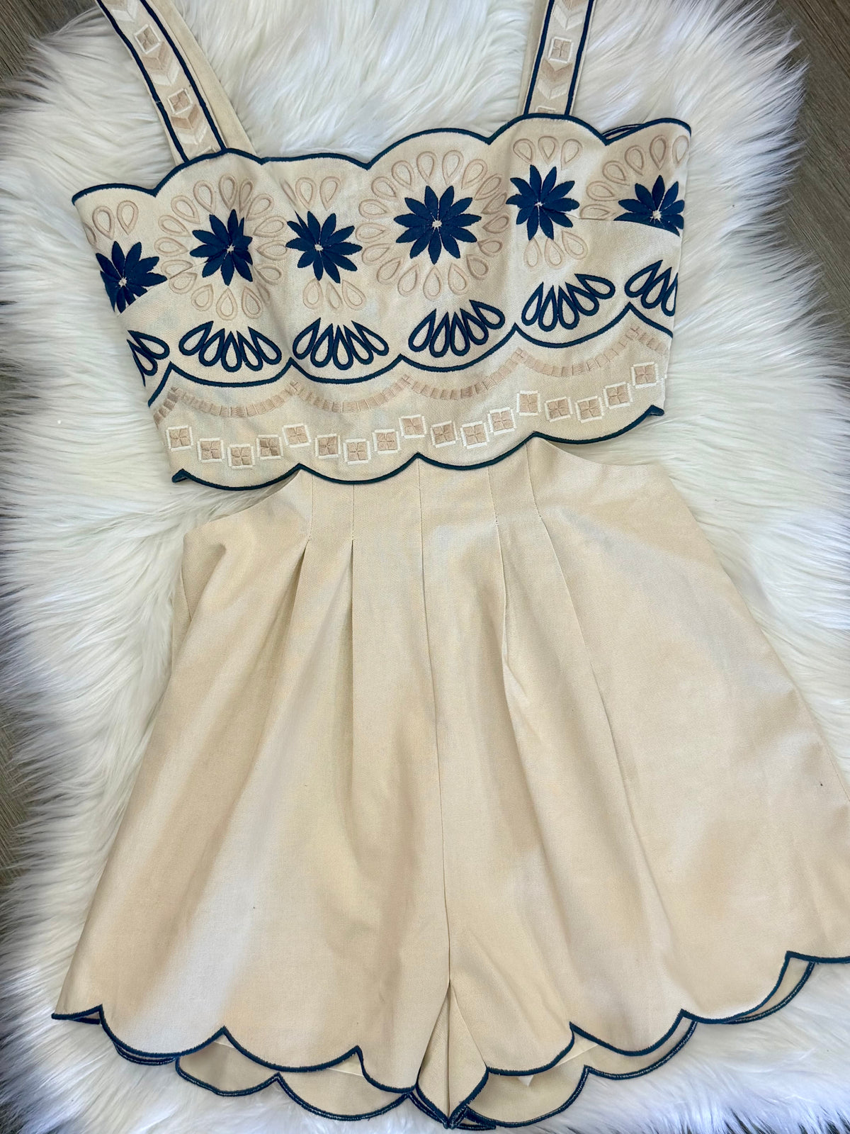 Coastline Bloom Romper