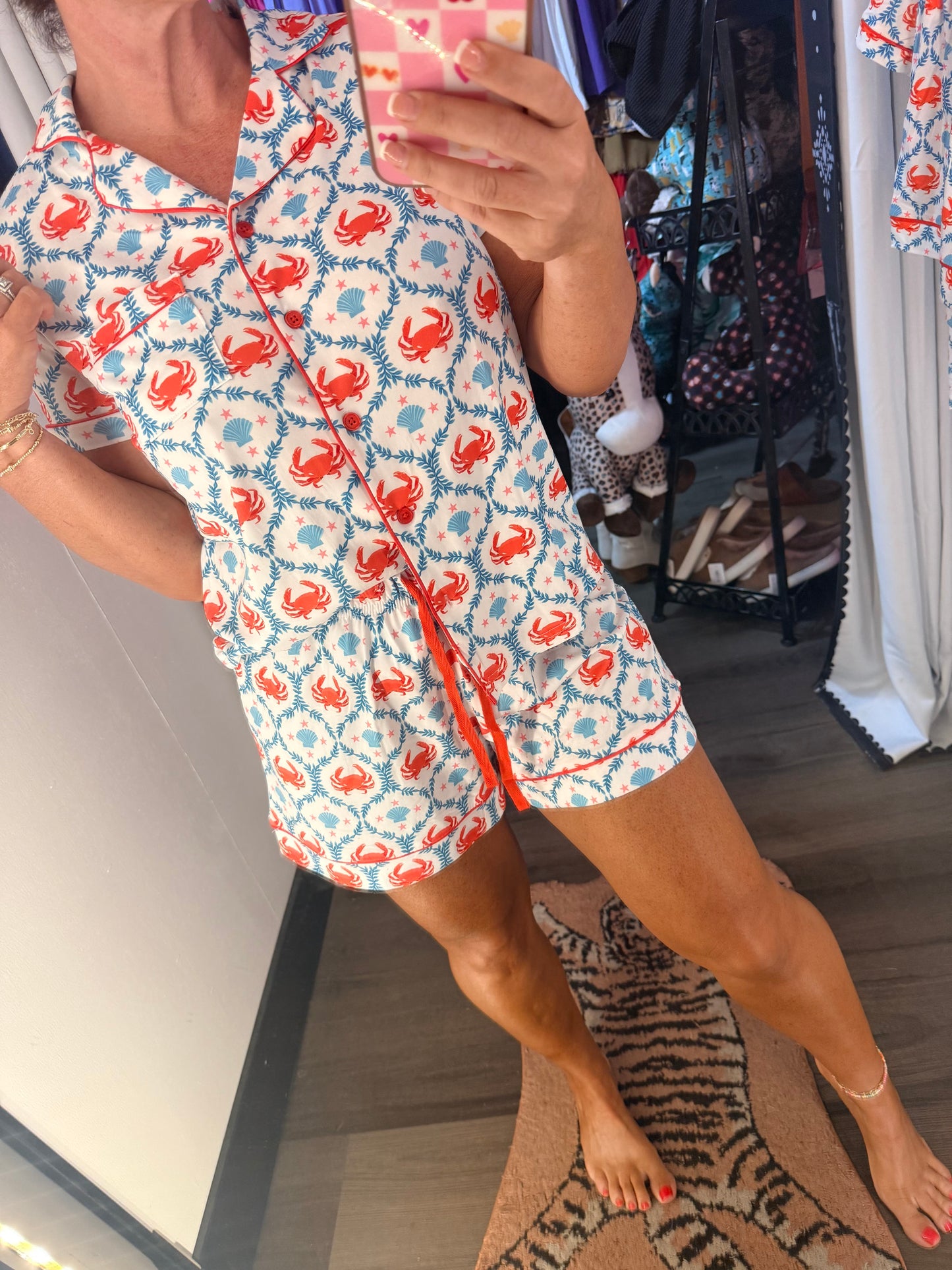 The Coastie Crab PJ Set