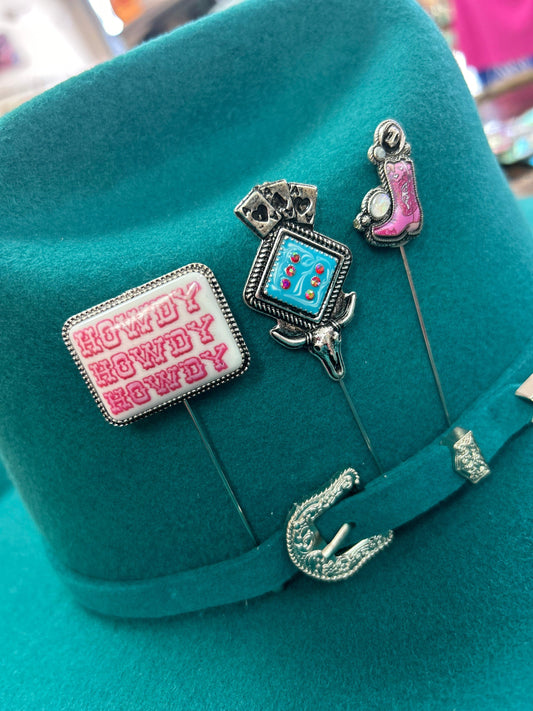 Cowgirl Hat Pins