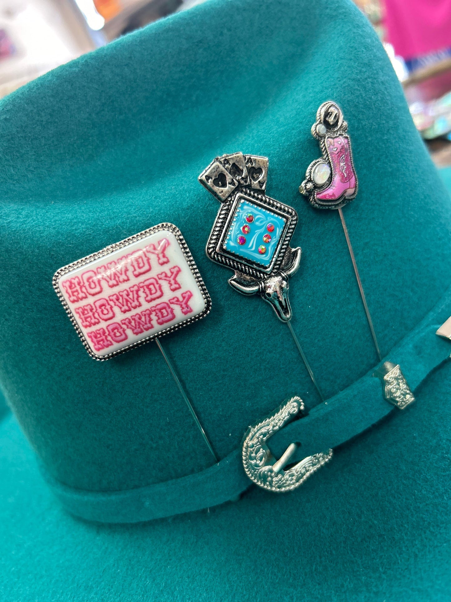 Cowgirl Hat Pins