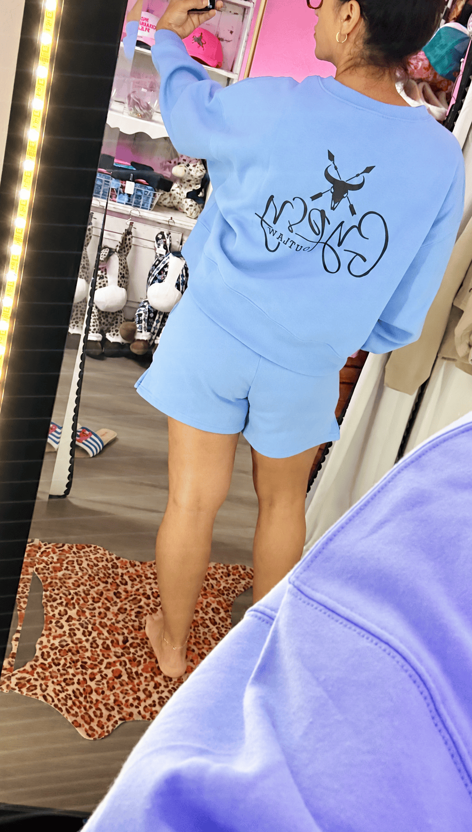 Gypsy Outlaw Logo Cropped Sweater