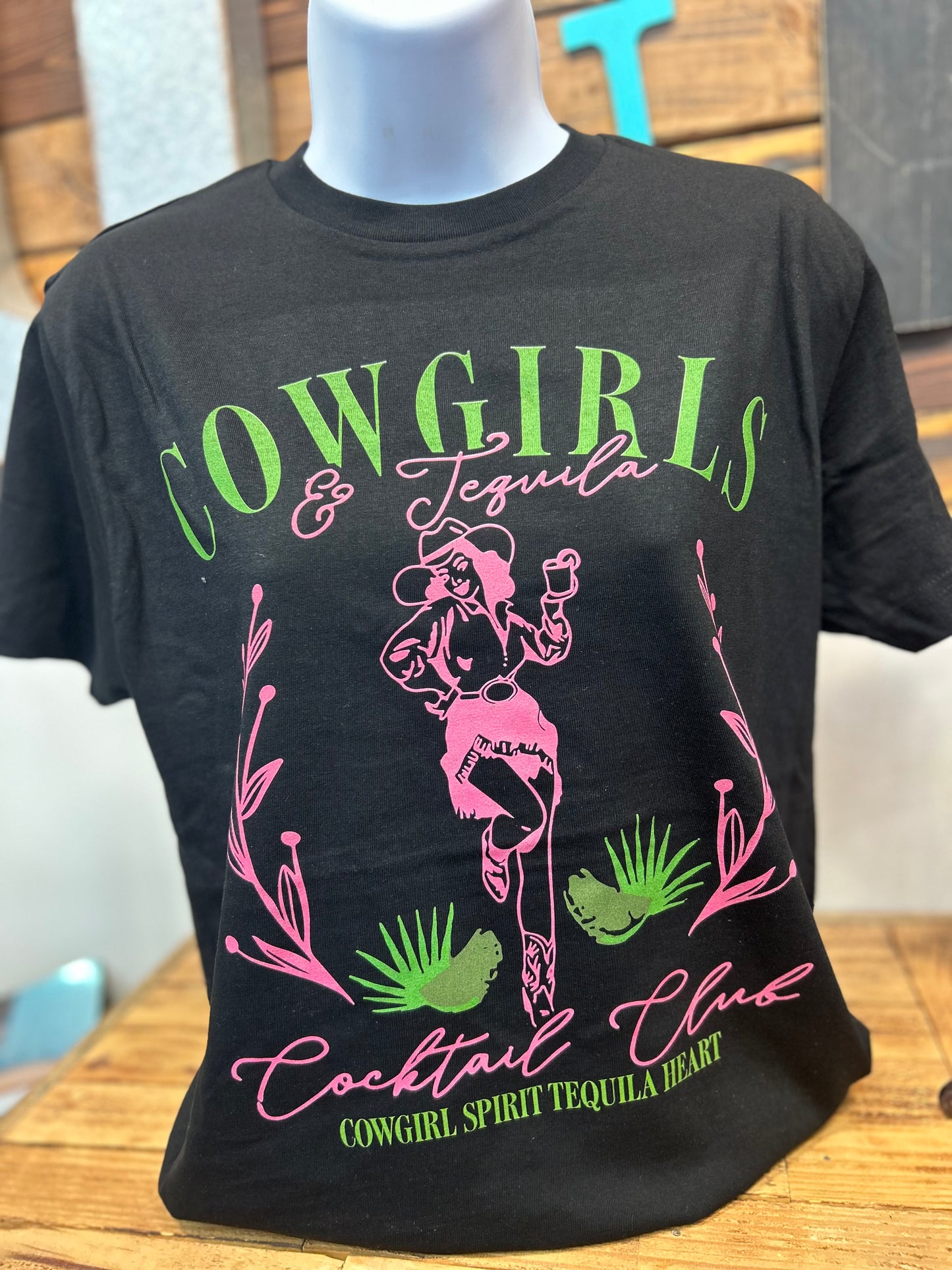 Cowgirls & Tequila Graphic Tee