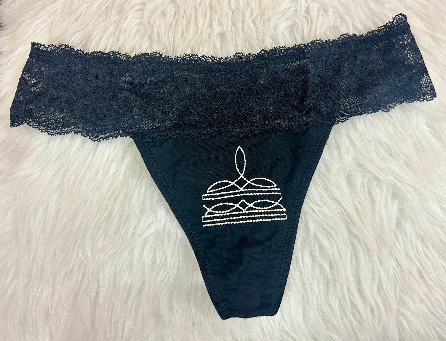 Embroidered Punchy Thongs