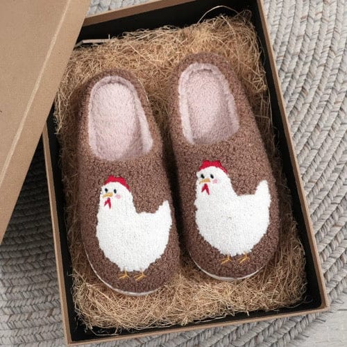 Cluck Around & Find Out Slippers