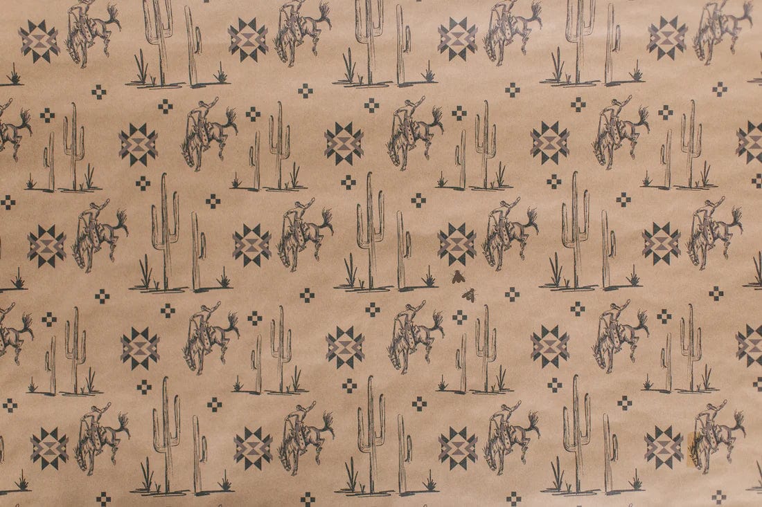 Cowboy Christmas Wrapping Paper