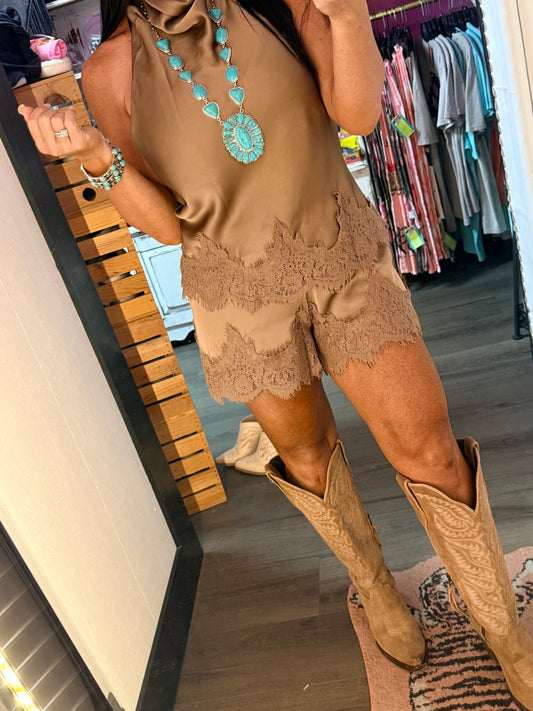 Midnight Rodeo Lace Shorts