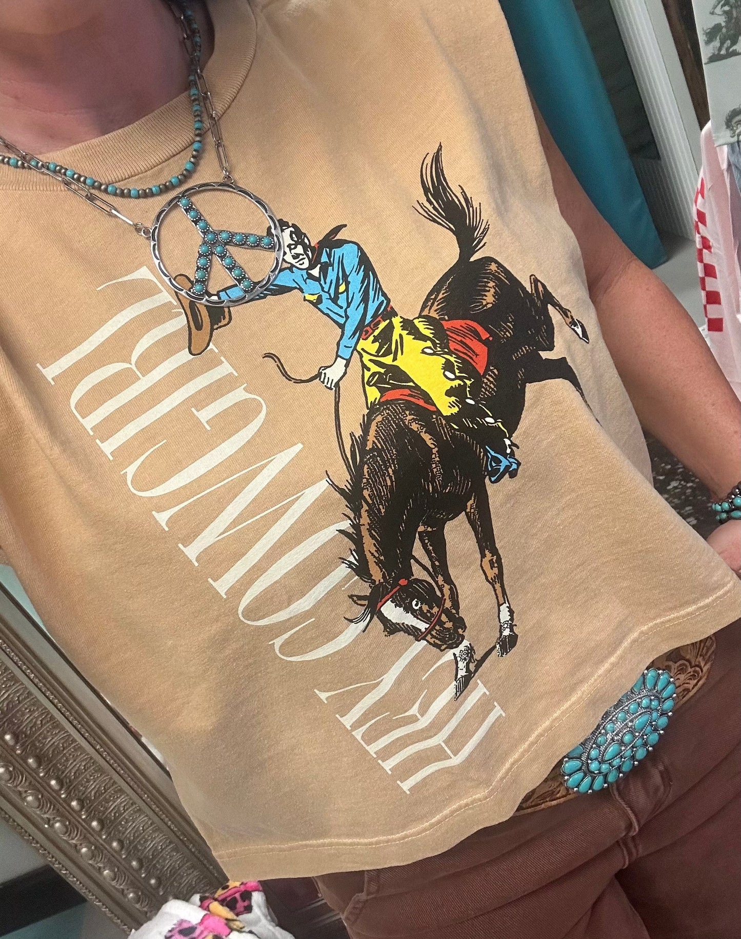 Hey Cowgirl Graphic Tank